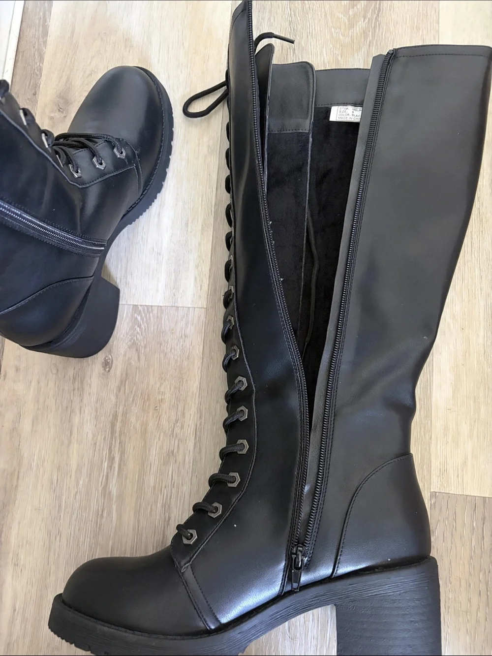 Milwaukee Black Talk Biker Boots MBL9442